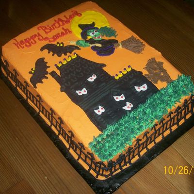 Halloween Birthday Cake