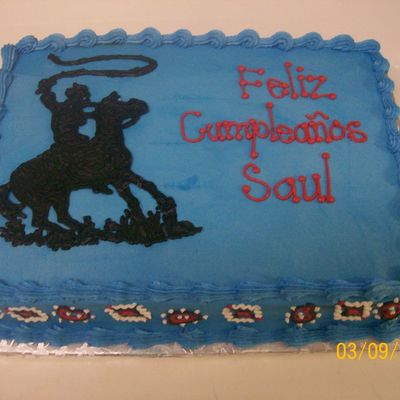 Western Theme Cake