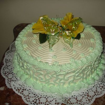 Amarillo Y Verde Cake