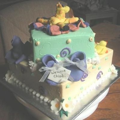 Baby Shower Cake Angle 2