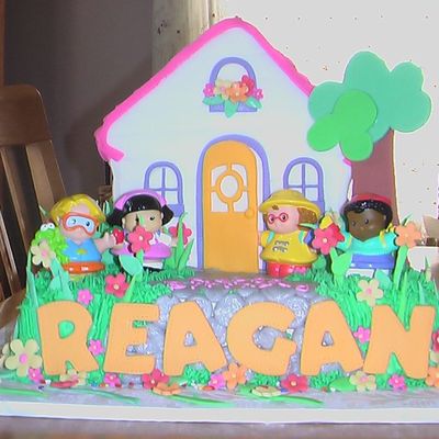 Little People Birthday Cake