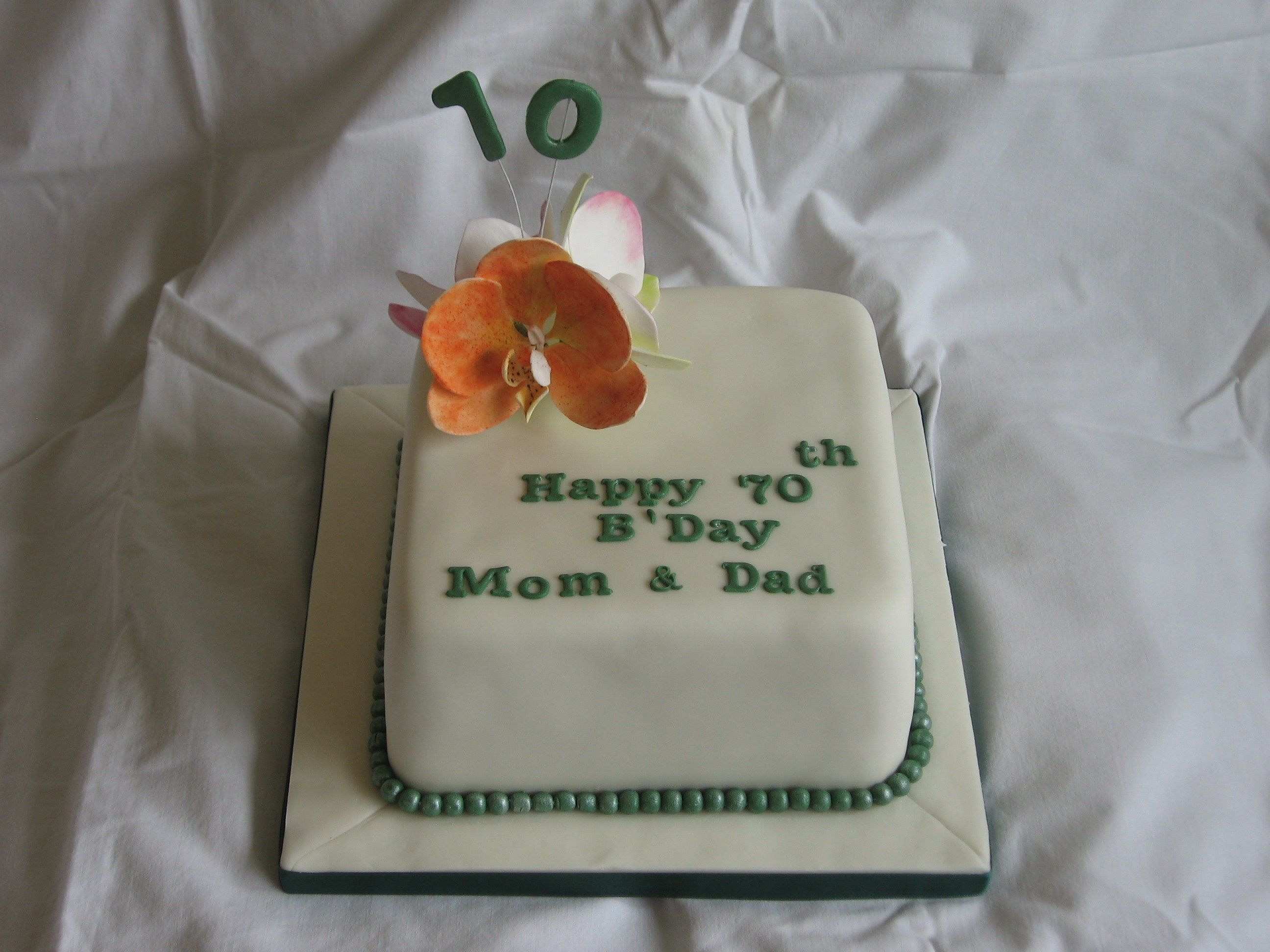 Orchids Cake.