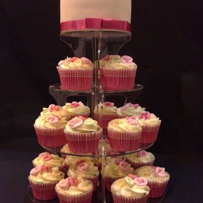 Pink Cupcake Tower.