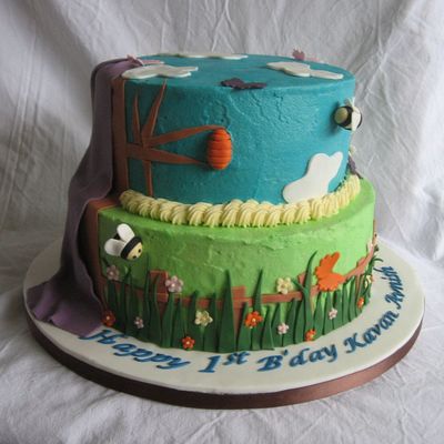 First Buttercream Cake.