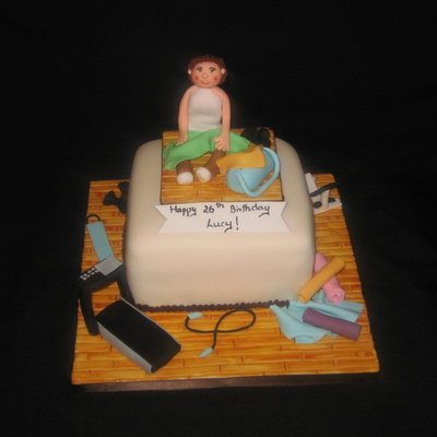 Gym Girl Cake.