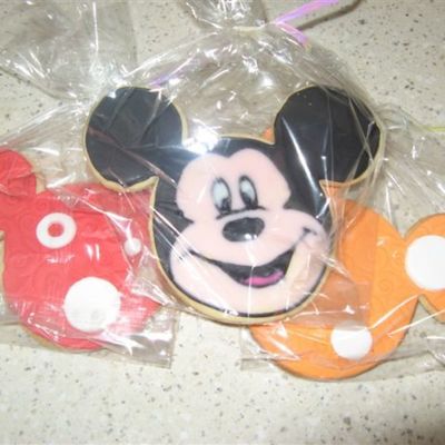 Mickey Mouse Cookies.