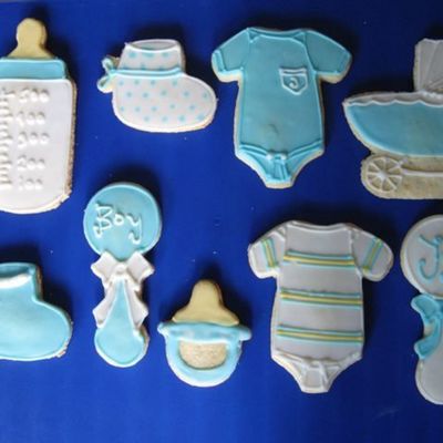 Baby Boy Cookies