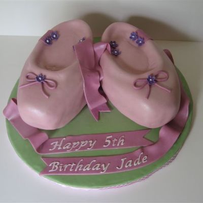 Ballet Slipper Cake