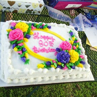 Mother-In-Law's 80Th Birthday Cake