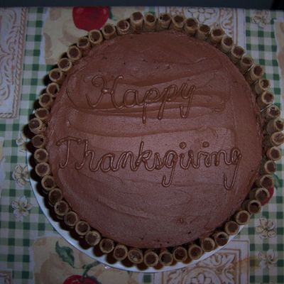 Chocolate Hazlenut Pirouette Cake