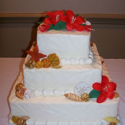 Seashell Wedding Cake