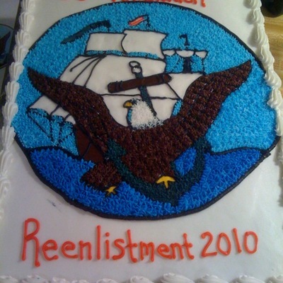 Us Navy Reenlistment Cake