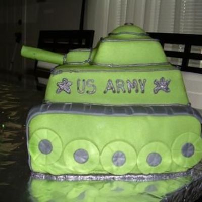 Army Tank Close-Up
