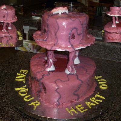 Vampire Wedding Cake