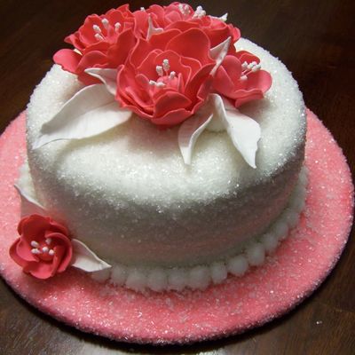 Fondant And Gumpaste Class Final Cake