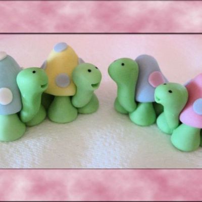 Turtle Cupcake Toppers