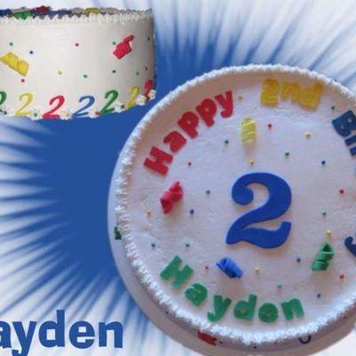2Nd Birthday Cake