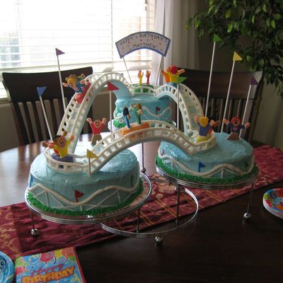 Roller Coaster Cake