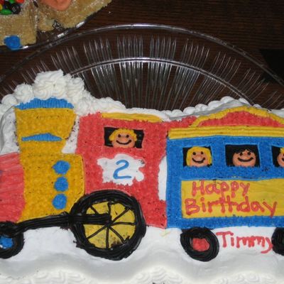 Train Birthday Cake