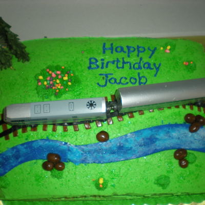 Amtrak Cake For Son's 7Th Birthday