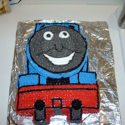 Thomas The Tank Engine - Son's 4Th Birthday Cake 9/9/06