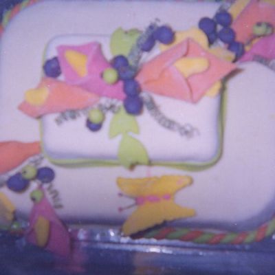 Colorfull Marzipan Flowers