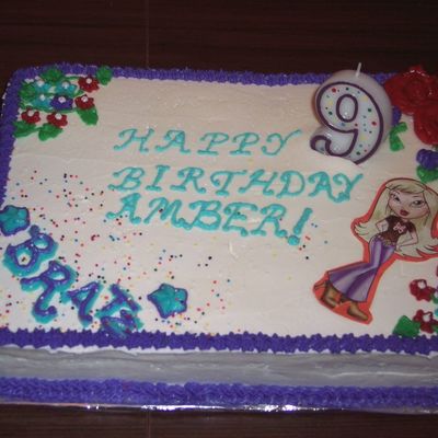 Bratz Birthday Cake For My Nieces 9Th Birthday.