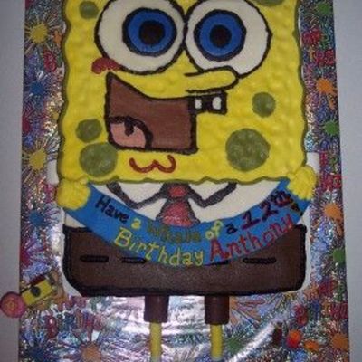 Sponge Bob "have A Whale Of A Birthday"