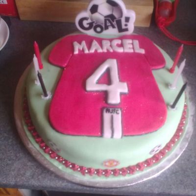 Manchester United Birthday Cake