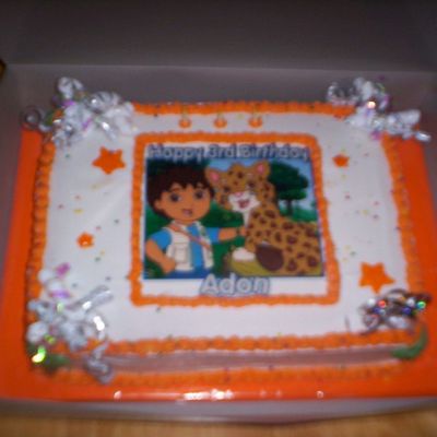 Diego Birthday Cake