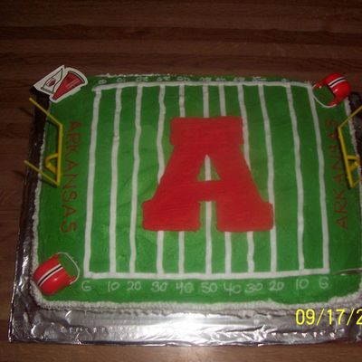 Arkansas Razorbacks Cake
