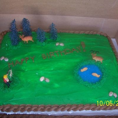 Hunting Birthday Cake