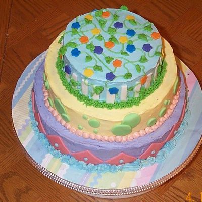 Spring Is Sprung Whimsy Cake