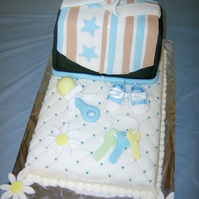 Diaper Bag Cake