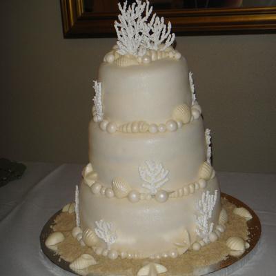 Ocean Wedding Cake