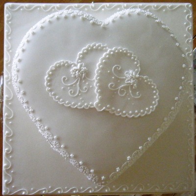Anniversary Heart Cake