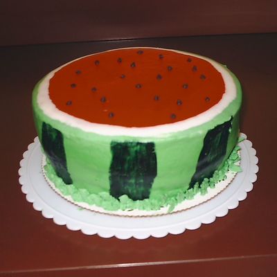 Watermeloon Birthday Cake