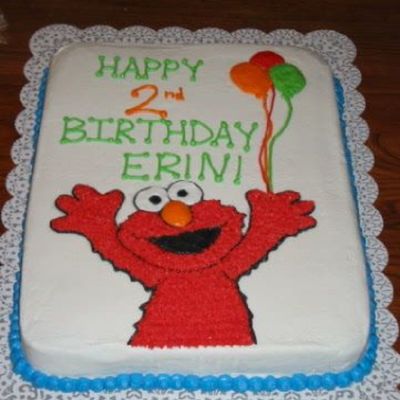 Elmo Sheeet Cake