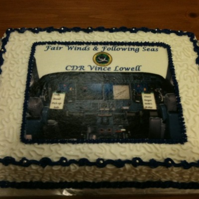 Military Farewell Cake