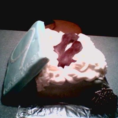 Nine West Shoe Box Cake