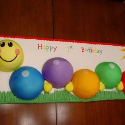 Baby Einstein Caterpillar Cake