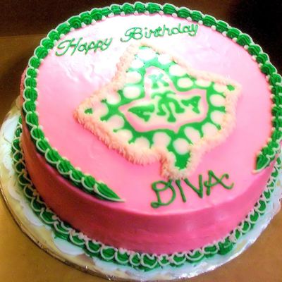 Alpha Kappa Alpha Sorority, Inc.( Aka) Diva Birthday Cake