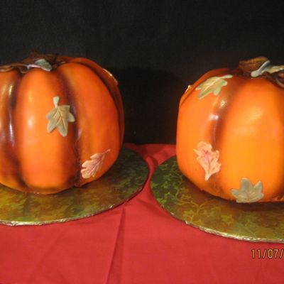 Pumpkin Cake For Fall Festival