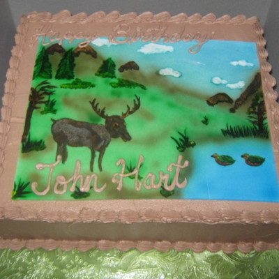 Hunting Cake