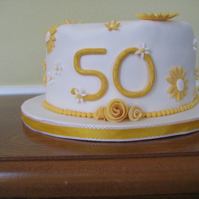 50Th Anniversary Cake