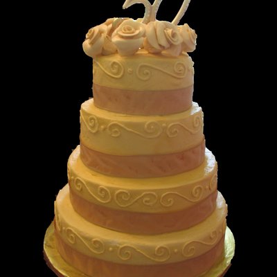 50Th Anniversary Cake