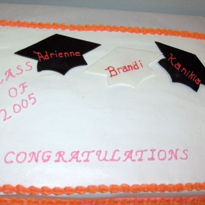 Adrienne, Brandi, And Kanekia's Graduation Cake