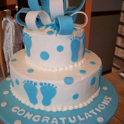 Boy Baby Shower Cake