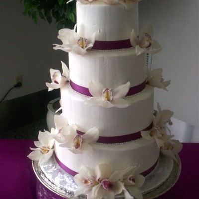 4 Tier Buttercream Frosted