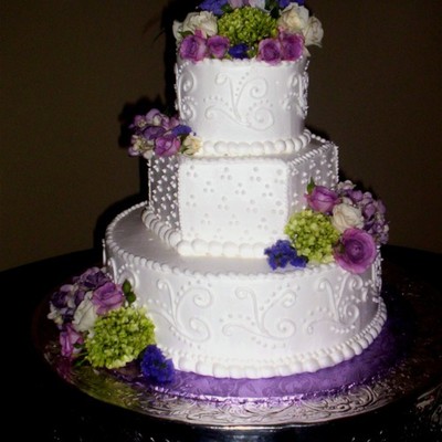 Three Tiered, Round, Hex, Round